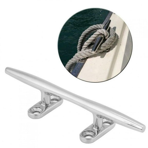 LHCER 6in Deck Cleat Non-slip Marine Hardware Dock Cleat Boat Mooring Accessories