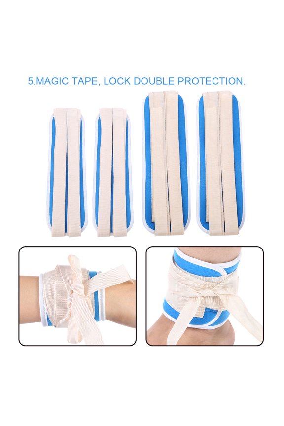 LHCER Bed Limb Holders,Limb Restraint, Restraint Strap Patient Elderly Limb Bed Fixed Holders