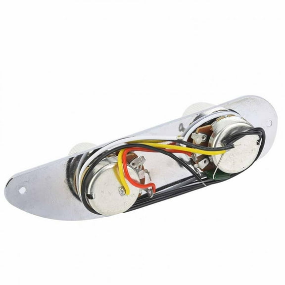LHCER Guitar Control Plate, Telecaster Control Plate CTS Pot 9.6mm Pot Hole Diameter For 51 P Bass