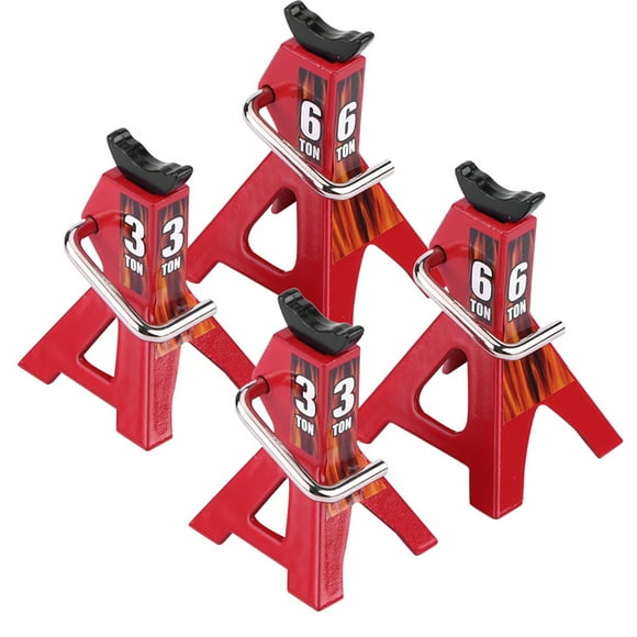 LHCER Metal 6 Ton 3 Ton Simulation Jack Stands for D90 Axial Wraith SCX10 1/10 RC Crawler Car, RC Metal Jack, Metal Jack Stand