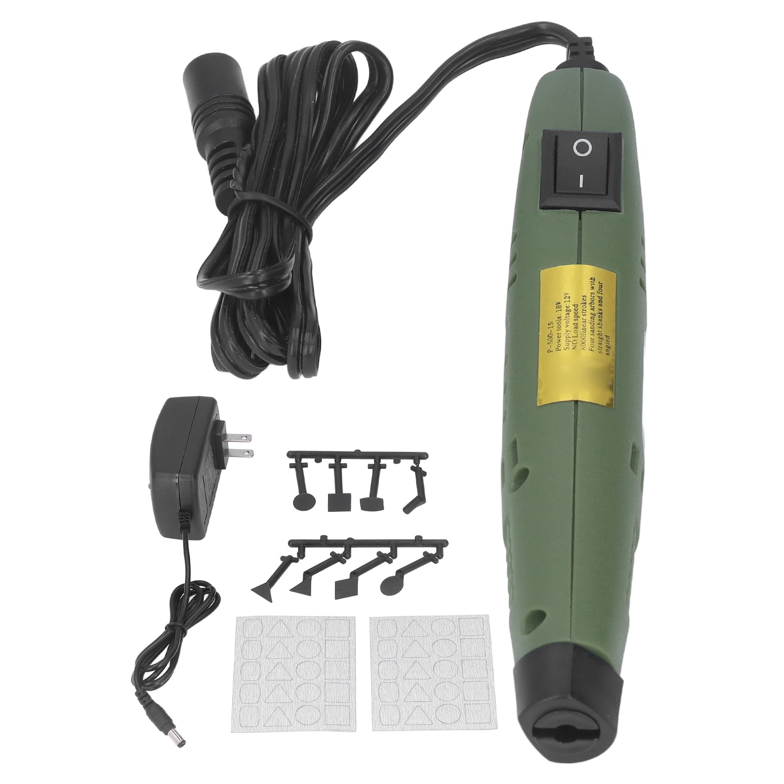 LHCER Power Sander,P‑500‑15 Power Sander Mini Pen Sander DIY Sanding
