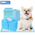 thumbnail image 1 of Dog Training Pads, 18 in x 24 in, M, 100 Count Disposable Dog Pee Pet Pads, 1 of 8