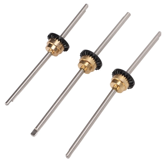 LHCER RC Car Axle Differential Kit, Aluminum Front Middle Rear Axle Differential Kit