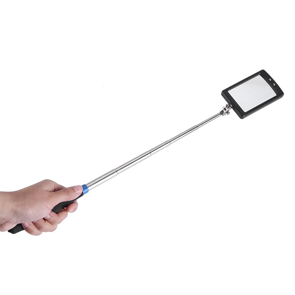 LHCER Telescoping LED Lighted Flexible Inspection Mirror 360 Degree