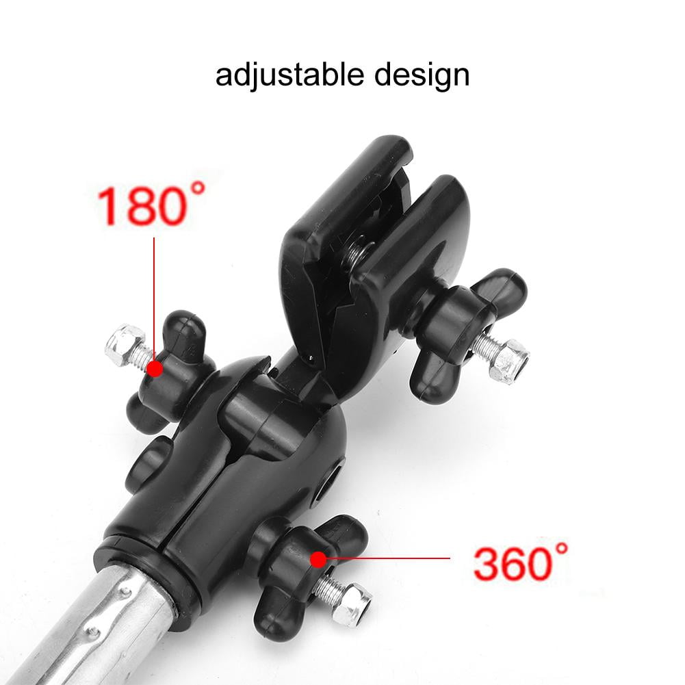 LHCER Wheelchair Umbrella Clamp,Wheelchair Umbrella Holder,Wheelchair