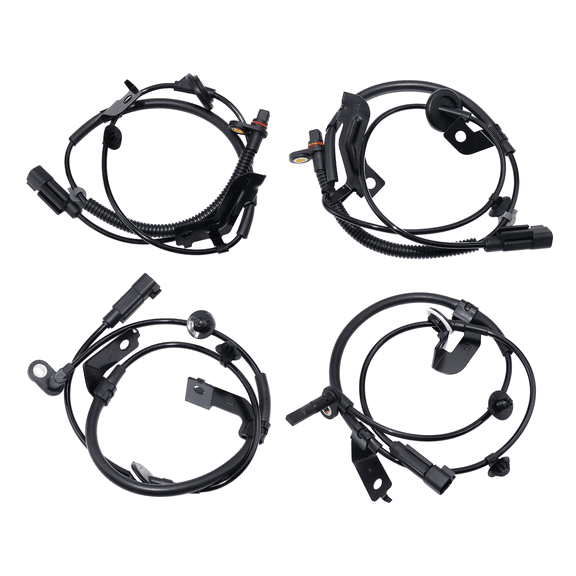 LHCMRL ABS Wheel Speed Sensor Front Rear Left Right Compatible with Jeep Patriot Compass 2007-2016 for Dodge Caliber 07-11 5105573AA 5105572AA 4PCS