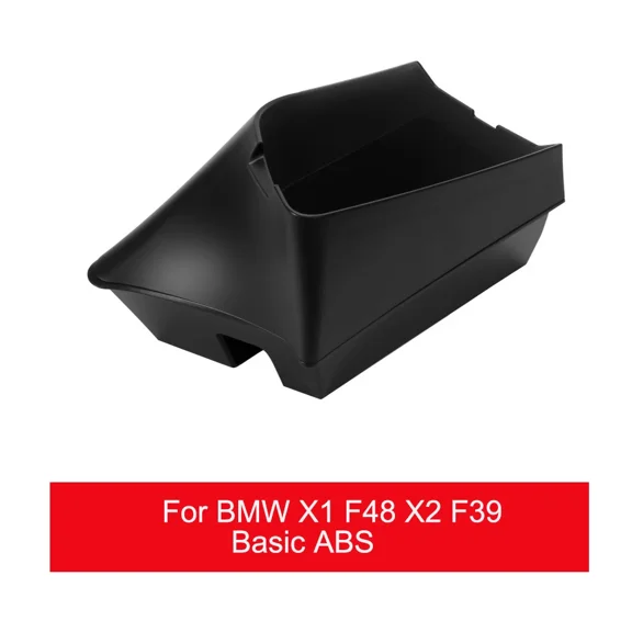 LHD Car Central Seat Armrest Box Console Storage Container Organizer Tray for BMW X1 F48 X2 F39 2016-21 Interior Car Accessories
