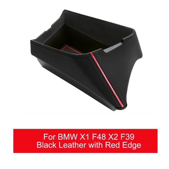 LHD Car Central Seat Armrest Box Console Storage Container Organizer Tray for BMW X1 F48 X2 F39 2016-21 Interior Car Accessories