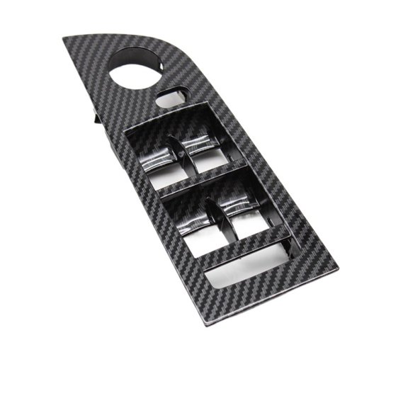 LHD RHD Car Carbon Fiber Window Lift Switch Panel Outer Cover Replacement For BMW 3 Series E90 E91 316 318 320 325 328i