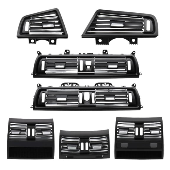LHD RHD Chromed Air Vent Grille Outlet Cover Panel Replacement For BMW 5 Series F10 F11 520 525 528 530 535