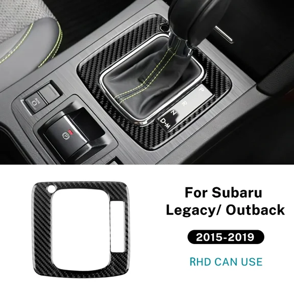 LHD Real Soft Carbon Fiber Sticker For Subaru Legacy Outback 2015 2016 2017 2018 2019 Car Driver Co-pilot Dashboard Accessories.