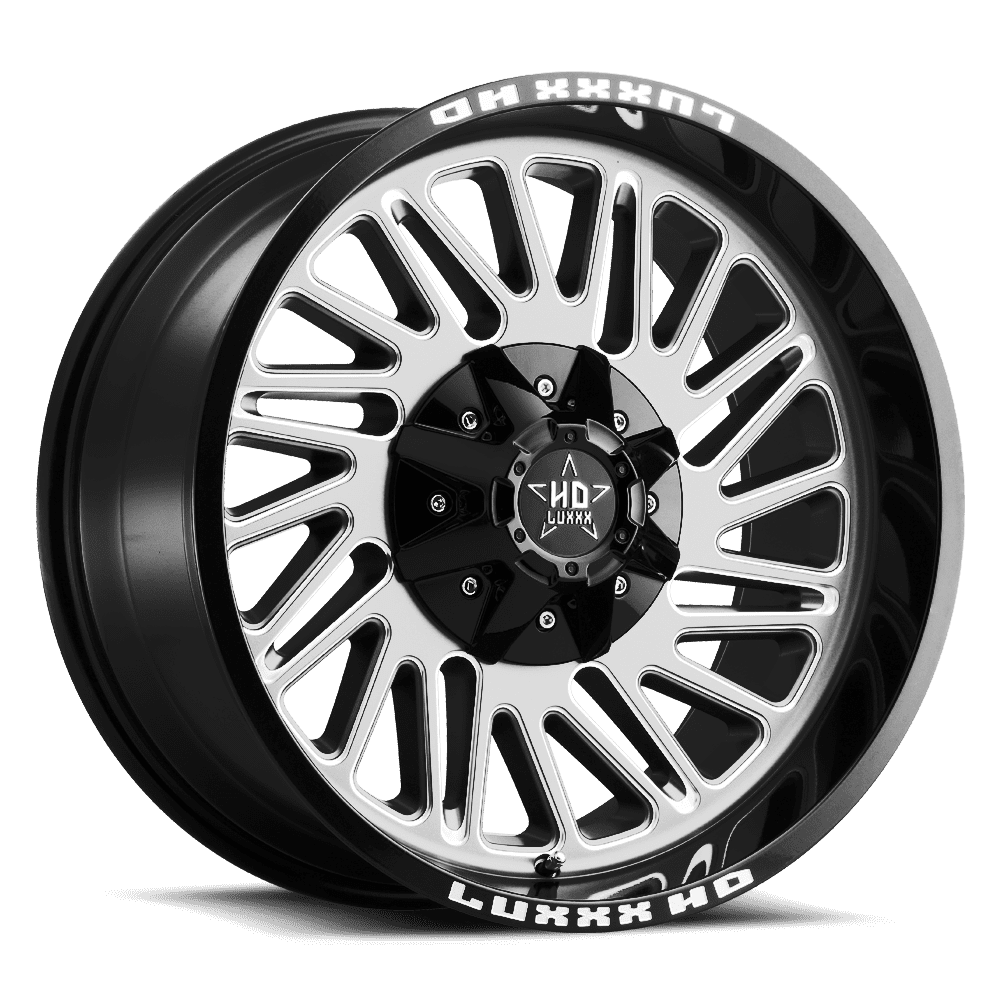 LHD19 22X12 6135/139.7 -44 106.1 Gloss Black Machined Face