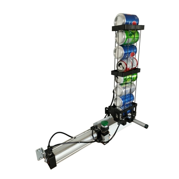 LHFACC Auto Can Crusher Wall Mounted Aluminum 12oz/ 16oz Can Crusher