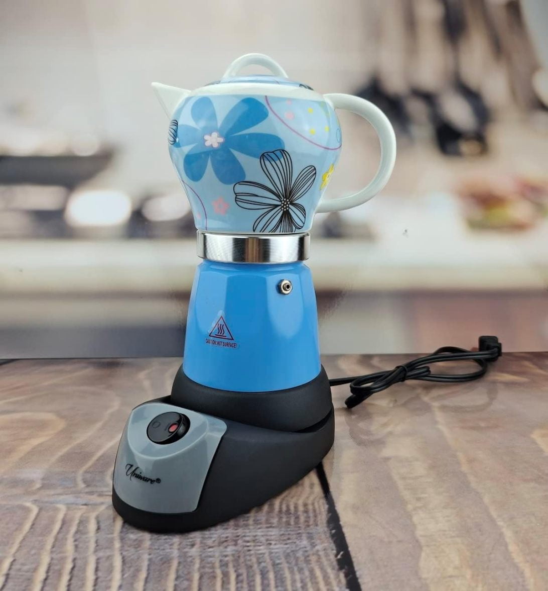 LHHP 6 Cup Professional Electric Espresso/Moka Coffee Maker (Blue)