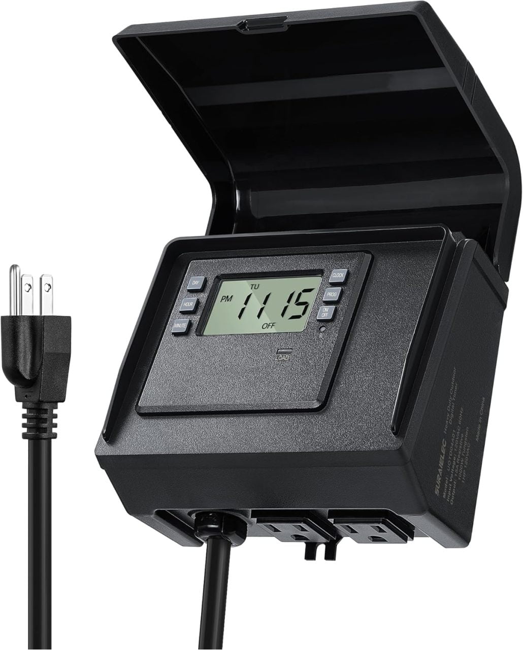 LHHP Digital Pool Timer for Above Ground Pools, NEMA 5-15R Plug-in ...
