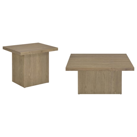 LHKJ Eldridge Latte 2-Piece Coffee Table Set