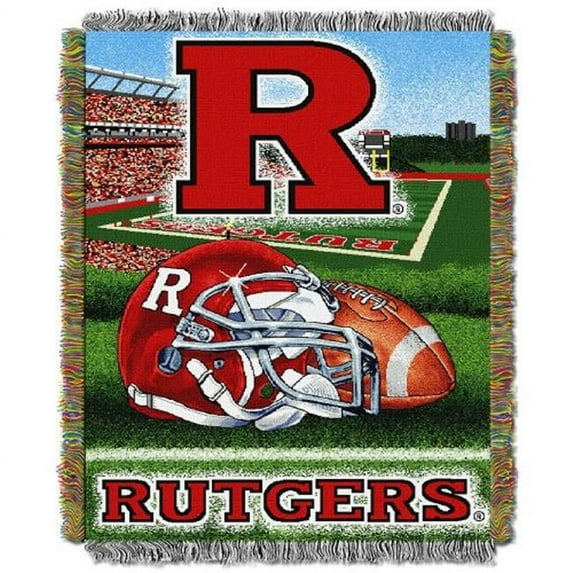 LHM COL Rutgers Woven Tapestry Blanket