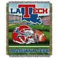 thumbnail image 1 of LHM NCAA Louisiana Tech Bulldogs Home Field Advantage Woven Tapestry Throw, 48 x 60 in., 1 of 2