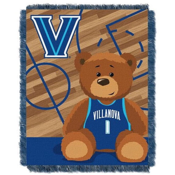 LHM NCAA Villanova Wildcats Fullback Woven Jacquard Baby Throw Blanket, 36 x 46 in.
