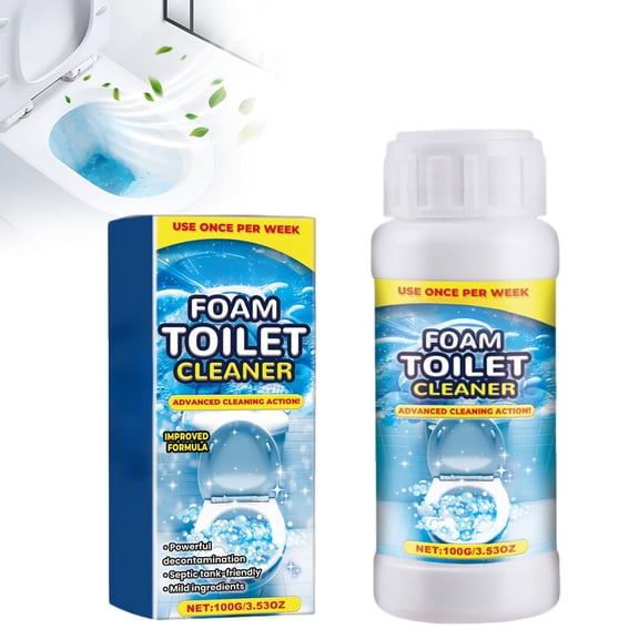 LHNFT 1/2/3 Pcs Foam Toilet Cleaner, 2026 Upgrade Powerful Toilet Bowl Cleaner, Advanced Home Bathroom Cleaning Solution, Bowl Cleaners for Toilets Squatting Pans, Deep Cleaning