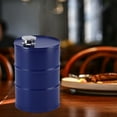 thumbnail image 1 of LHNFT 25 oz Matte Black Oil Barrel Shaped Large Capacity Stainless Steel Whiskey Liquor Hip Flask, 1 of 6