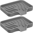 thumbnail image 1 of LHNFT 2PCS Self Draining Soap Holder, Silicone Soap Dish, Suitable for for Kitchen, Bathroom, Shower, Bath Tub,Soap Container, 1 of 5