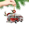 LHNFT 2Pcs Personalized Christmas Ornaments for Christmas Trees Trailer ...