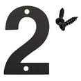 thumbnail image 1 of LHNFT 3 Inch Metal House Numbers, Black Metal Numbers and Letters, Outdoors Mailbox Numbers and House Numbers, Modern House Address Signs, Suitable for Houses, Apartments, Streets, Outdoors, 1 of 1