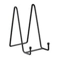 thumbnail image 1 of LHNFT 6 Inch Plate Stands for Display Picture Frames - Vinyl Table Top Display, Decorative Metal Frame Holders, Photo and Platter, Tabletop Art, Black, 1 of 1