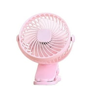 LHNFT 6 inch 3-Speed Clip-On Fan with Sturdy Clamp & Strong Airflow,360° USB-Powered for Ultra-Quiet Operation Ideal for Bedroom, Office, & Stroller Use