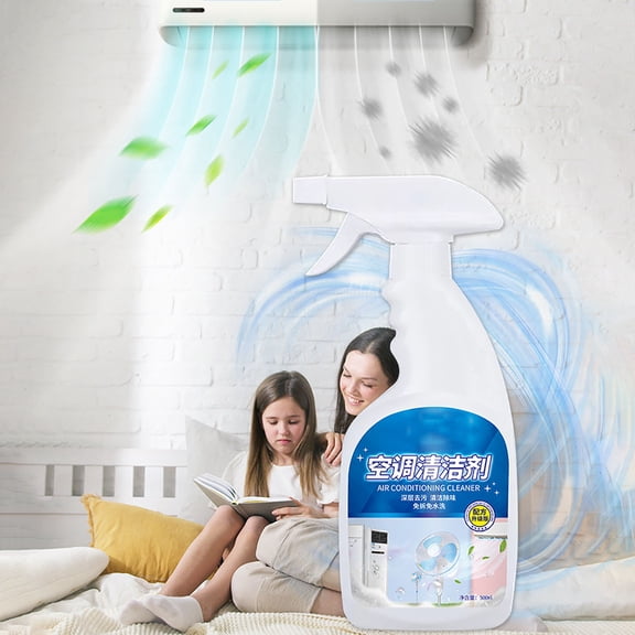 LHNFT Air Conditioner Cleaner, Professional Cleaner Foam Spray, Foaming Coil Cleaners for AC Unit, Heating, Refrigerator, Multifunctional Cleaner Spray Bottle Breaks Down Dirt, Dust and Grease