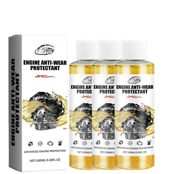 LHNFT Anti-Wear Engine Treatment Oil Additive, 3Pcs Automobile Engine Anti-Wear Protectant, High-Efficiency Engine Anti-Wear Agent, Engine Fuel-Saving and Noise-Reducing Protective Agent