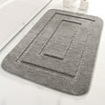 thumbnail image 1 of LHNFT Bathroom Rugs Non Slip, 16" x 24", Bath Rugs for Bathroom, Small Bath Rug Washable, Absorbent Bath Mats for Floor, Microfiber Bath Mat for Tub, 1 of 6