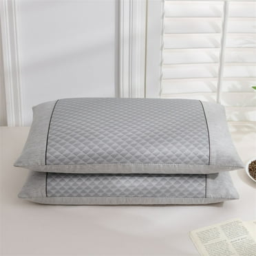 LHNFT Bed Pillows Queen, Fluffy Luxury Hotel Pillows Collection Gusseted for Neck and Shoulder, Side Back Stomach Sleeper Pillow, Cozy Night 14"X22"