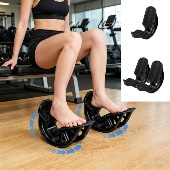 LHNFT Black Calf Stretching Foot Rocker,Foot Stretcher with Massage Nubs for Achilles Tendinitis Relief & Lower Leg Muscle Tension