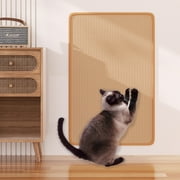 LHNFT Cat Scratch Mat Sisal Cat Scratching Pads 19.7x9.8 Inch Cat Scratching Pad with Adhesive Tape, Sisal Scratch Rug Wall Scratchers for Indoor Cat, Protect Couch, Carpets, Furniture