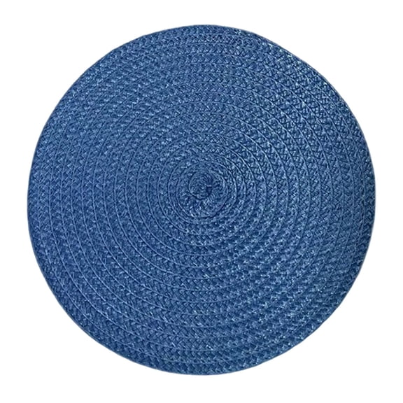 LHNFT Cotton Yarn Round Placemats, 15 Inch Cotton Rope Thick Place Mats, Placemats for Round Tables, Non Slip Heat Resistant Place Mats Non Slip Heat Resistant Place Mats