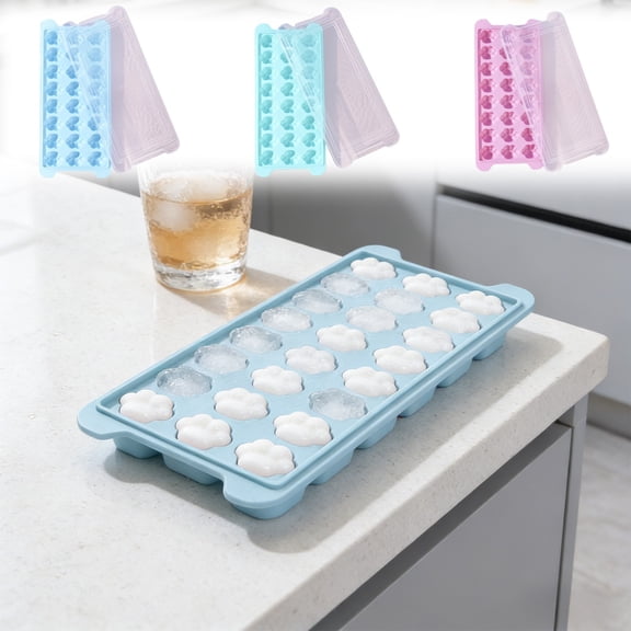 LHNFT Cute Cat Paw Ice Trays with Lid,Quick-Freeze Cat Claw Shaped Ice Molds,Ice Maker for Home Bar,Party,Coffee & Milk Tea