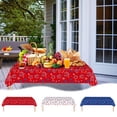 thumbnail image 1 of LHNFT Disposable 4th of July Tablecloth,Plastic Table Cover,For Memorial Independence Day Party Decorations & Holiday Supplies, 1 of 5