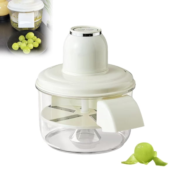 LHNFT Electric Grape Peeling Machine, 2026 New Automatic Small Fruit Garlic Peeler Machine, Portable USB Charging Rechargeable Fruit Peeling Machine, Plum Tomato Cherry Garlic Skin Remover Tool