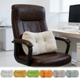 thumbnail image 1 of LHNFT Ergonomic Memory Foam Lumbar Support Pillow,for Office Chair,Car & Desk,Backrest Pad for Lower Back Pain Relief, 1 of 6