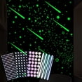 thumbnail image 1 of LHNFT Glow in The Dark Stars Stickers, 4 Sheets Ceiling Wall Glowing Star Sticker, Self-Adhesive Glow-in-The-Dark Stars Decals Decor for Ceiling Kids Gifts Bedroom Bedding Room Decorations, 1 of 6