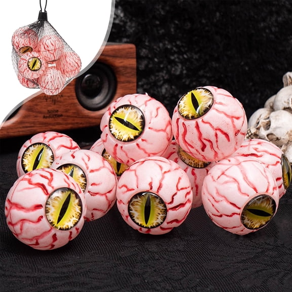 LHNFT Halloween Eye Ball Skeleton Decorative Pendant And Small Bloodshot Eyeball Prop Halloween Decoration