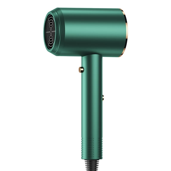 LHNFT High-Speed Hair Dryer with Brushless Motor for Fast Drying, Low Noise Blow Dryer with 3-Speeds, Ionic Hair Dryer for Home Travel and Salon, Magnetic Nozzle, Travel Essentials, Green