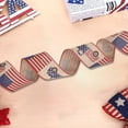 thumbnail image 1 of LHNFT Independence Day Decorative Ribbons,Red White Blue Faux Linen Star Ribbon,for Party Decor Home Garden, 1 of 5