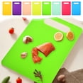 thumbnail image 1 of LHNFT Kitchen Flexible Plastic Cutting Board Mats, Vegetable Fruit Meat Cutting Board Mats Kitchen Accessories Non Slip Cutting Mat, 1 of 7