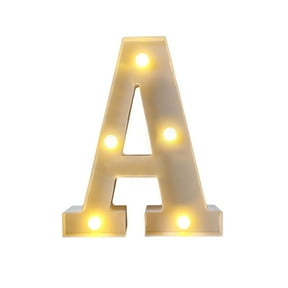 LHNFT Led Marquee Letters, 26 Alphabet Light Up Letters, Small Led Letter Lights, Battery Powered Lighted Letter for Party, Table, Birthday Decor Home Decor