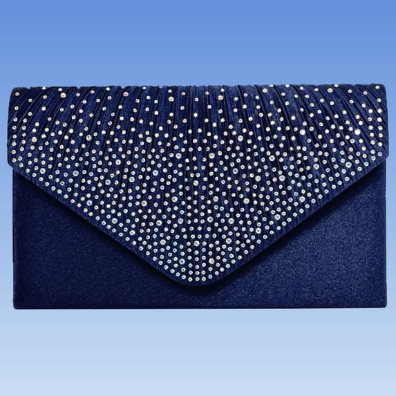 LHNFT Rhinestone Clutch Purse for Women Sparkling Party Evening Bag Formal Wedding Cocktail Prom Handbag