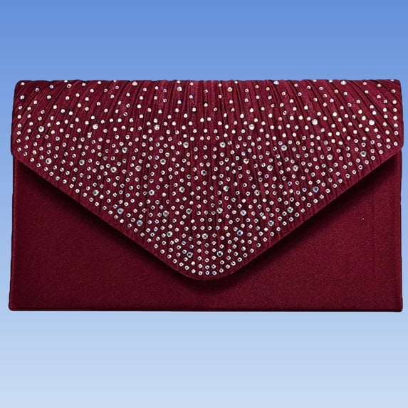 LHNFT Rhinestone Clutch Purse for Women Sparkling Party Evening Bag Formal Wedding Cocktail Prom Handbag