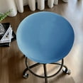 thumbnail image 1 of LHNFT Round Bar Stool Covers Set of 2 - Super Soft and Washable Elastic Stool Slipcover for Dia.10-14" Chair, 1 of 6